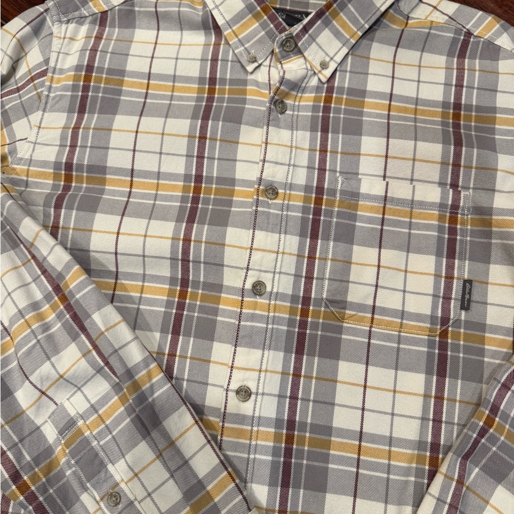 Eddie Bauer Plaid Flannel Shirt - Picture 5 of 7